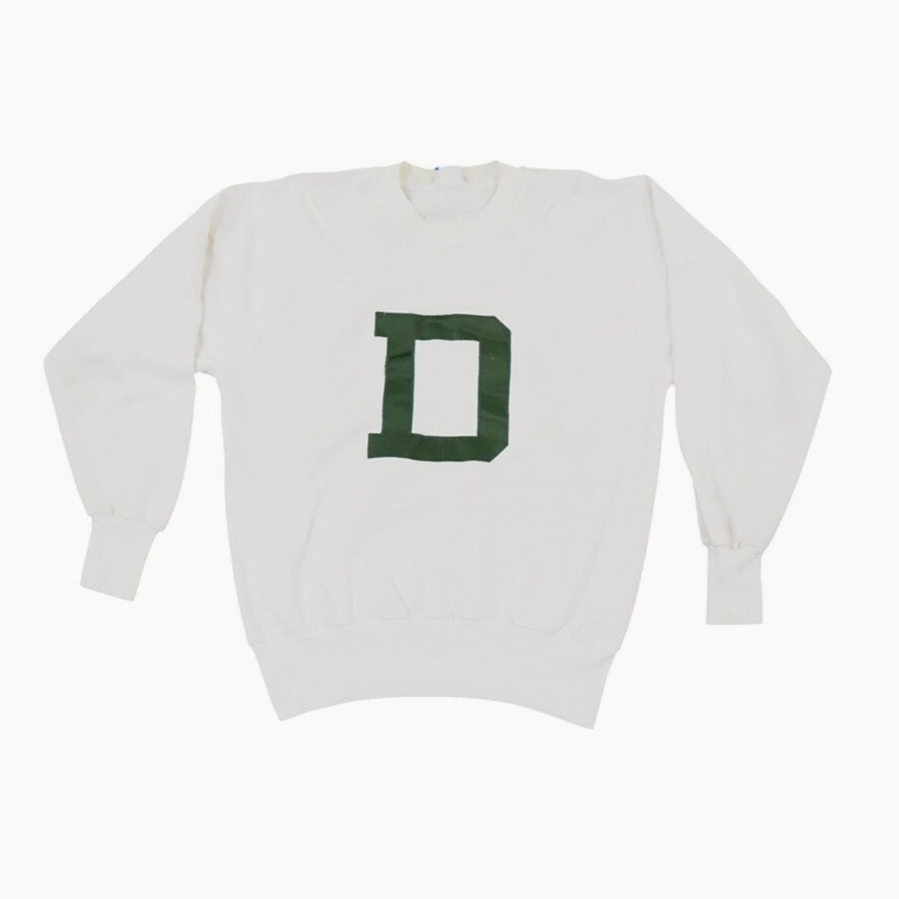 VTG Champion Dartmouth Sweatshirt Mens Medium White Collegiate Ivy League USA